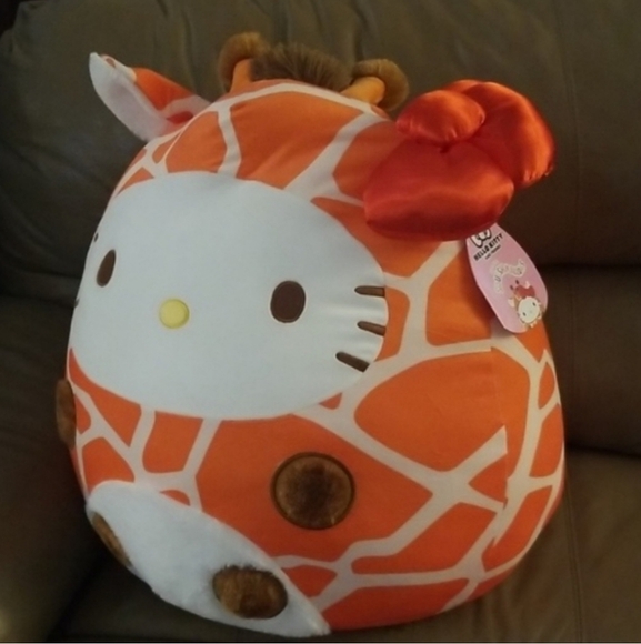 Squishmallows 20" inch Hello Kitty Original Sanrio Plush Giraffe nwt - Picture 1 of 7